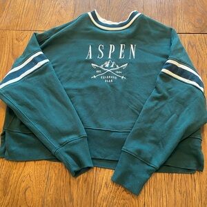 Forever 21 Teal Crewneck Sweater